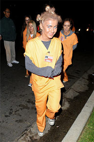 Julianne Hough's Halloween costume: Crazy Eyes from Orange is the New Black